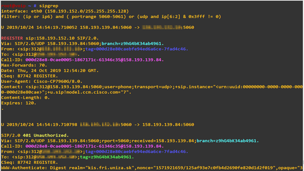 Tools for a quick SIP diagnostics – ngrep, sipgrep and sngrep