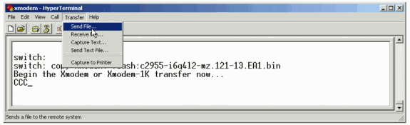 Cisco Catalyst 2960 switch IOS recovery